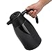 Thermo Jug, 1.6L Outdoor Praktyczna stal nierdzewna Wygodna butelka próżniowa Thermo Jug Water do domu(Czarny)
