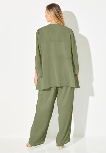 Catherines Women's Plus Size Masquerade Beaded Pant Set2