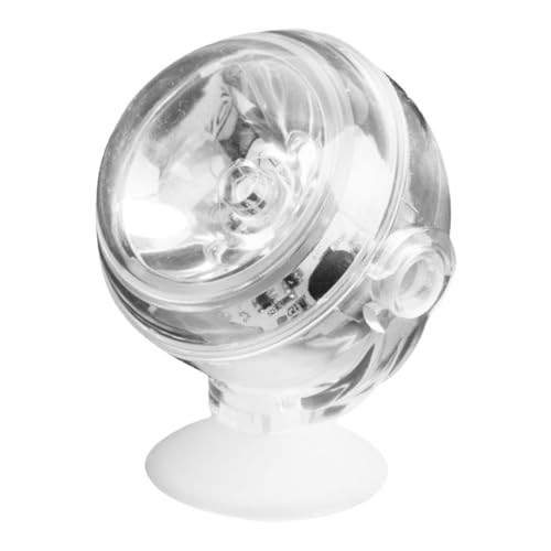Fruusv d'aquarium LED rotatif à 180° avec perles super lumineuses, spots étanches RVB à changement de couleur, ventouse puissante pour étangs aquariums, éclairage sous-marin réglable