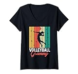 Photo Gallery donna pallavolo grammy divertente sport giocatore amante coach grafica maglietta con collo a v Photo Gallery donna pallavolo grammy divertente sport giocatore amante coach grafica maglietta con collo a v