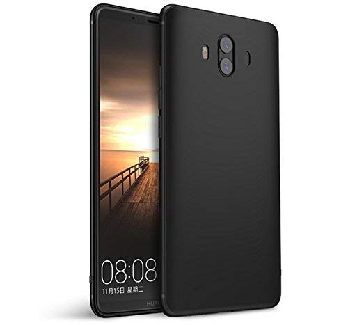 Funda Gel TPU Tipo Mate Negra para Huawei Honor 6C Pro