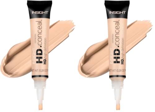 Image of INSIGHT HD Conceal |Creamy Formula |Matte Finish | Crease-Resistant | Lightweight |Dark Circles | Blemishes | Uneven Skin Tone |Honey-8g (Pack of 2)