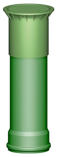 GARANTIA Cheminée d'Event DN200 Chapeau et Couvercle Télescopique - Récupérateur d'eau, Collecteur Eau de Pluie rectangulaire, Collecteur Eau Pluie, Cuve a...