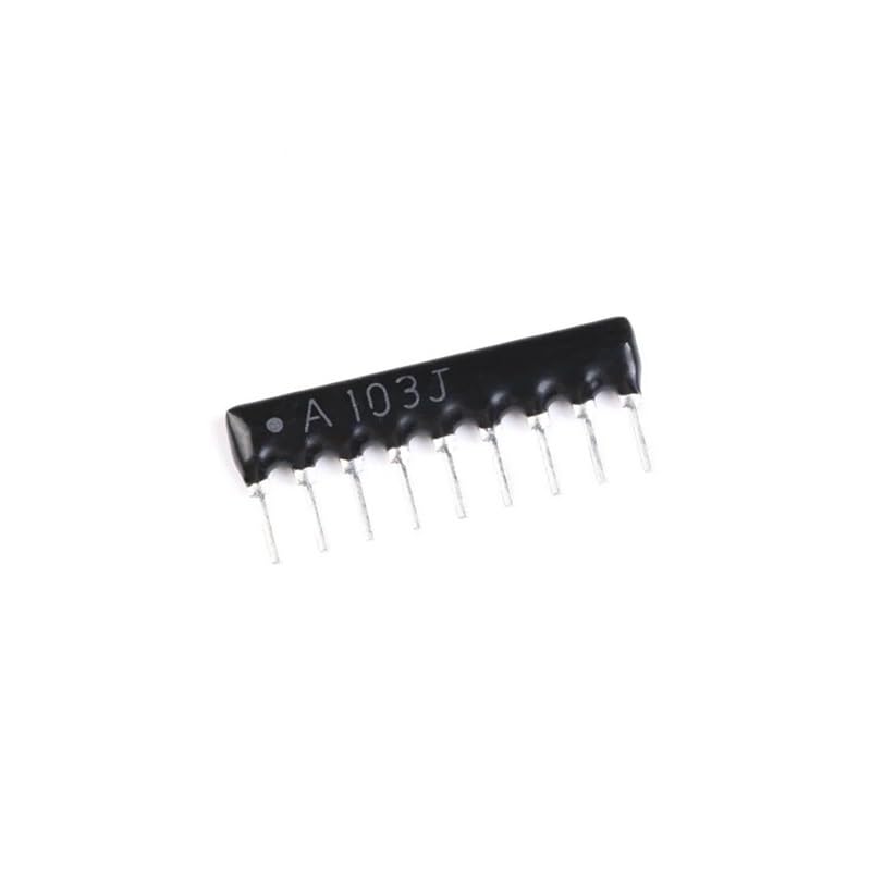 10pcs Dip Exclusion 9Pin Resistor Network Array A09 A103J 1K 1.5K 2K 3.3K 4.7K 5.1K 10K 22K 100K 100R 330R 470R 510R 680R ohm (A09-471JP 470R)