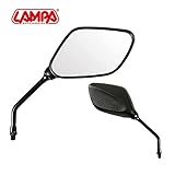 COPPIA SPECCHIETTI MANUBRIO MOTO SCOOTER MOTOCICLETTA MOTARD ENDURO CROSS STRADALI OMOLOGATI SPECCHI RETROVISORE RETROVISORI UNIVERSALI COMPATIBILI
