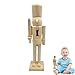 GkgWuxf Nussknacker aus Holz unvollendet,Nussknacker aus Holz unlackiert,Weihnachts-Nussknacker-Figuren aus Holz - 15 Zoll kreative Puppen-Basteldekoration, Nussknacker-Partyzubehör für die Figur Holz günstig Kaufen-GkgWuxf Nussknacker aus Holz unvollendet,Nussknacker aus Holz unlackiert,Weihnachts-Nussknacker-Figuren aus Holz - 15 Zoll kreative Puppen-Basteldekoration, Nussknacker-Partyzubehör für die