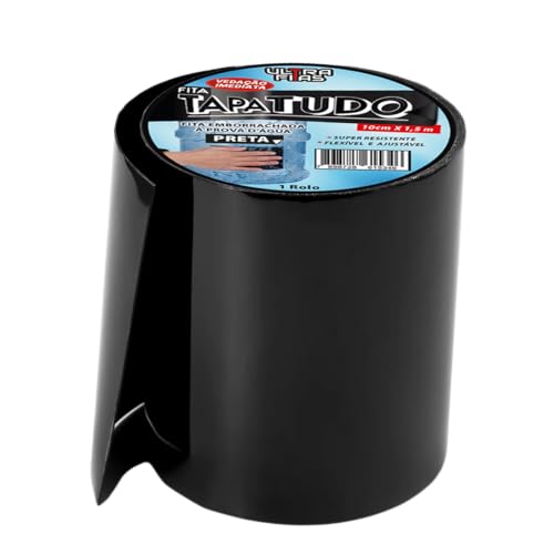 Fita Veda Tudo Multiuso Autocolante Para Vazamentos Cano Calha Telhado Tapa Tudo Ultra Fitas