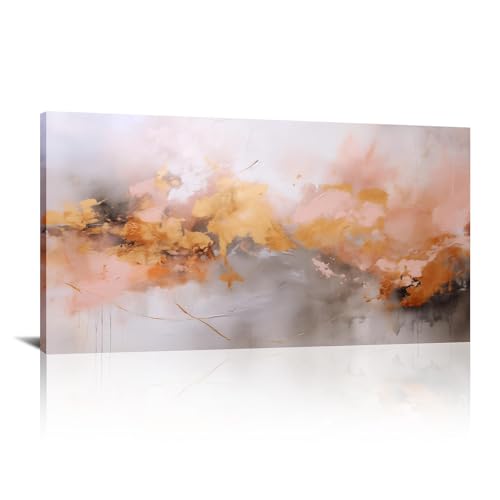 Toile murale abstraite marbre pour habiller un mur vide de chambre