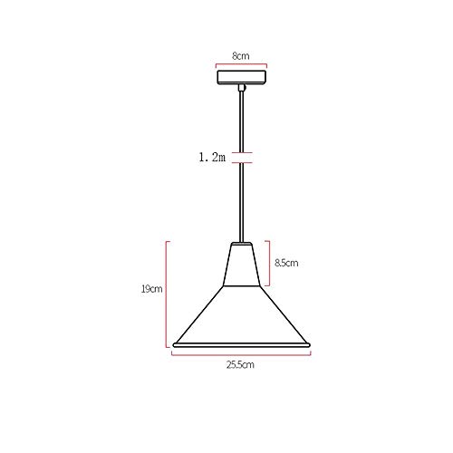 Lámpara LED duradera con soporte E27 y suspensión regulable 6