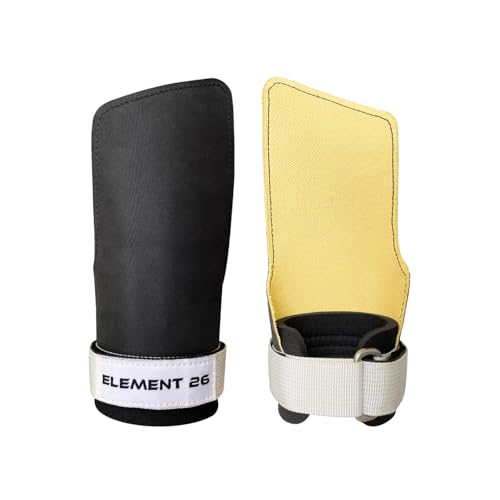 Element 26 IsoGrip Hand Grips for WODs, Gymnastics, Weight Lifting, and Cross Training - Gymnastics Grips for Men and Women - Cross Training Gloves - Tactical Grips (Large, IsoComp)