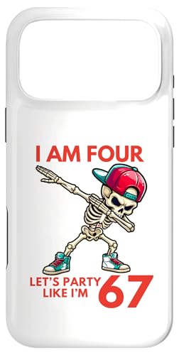 I'm 4�� 4�΂̒a���� 67 Party like I'm 6 7 �j�̎q �L�b�Y �X�}�z�P�[�X iPhone 17 Pro Max �p