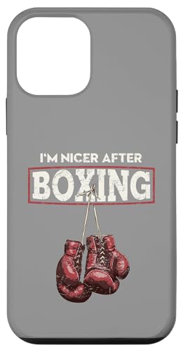 I'm Nicer After Boxing Funny Fitness `x[VfUC X}zP[X iPhone 12 mini p