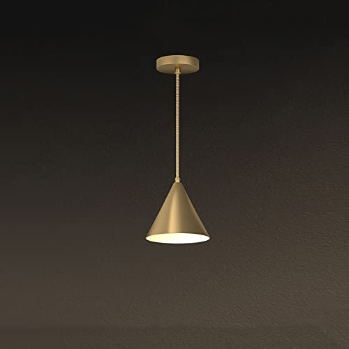 Plafonnier nordique cuivre design suspendu pour une ambiance cocoon