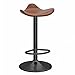 Obrotowy stołek kuchenny krzesło barowe podnoszenie barowe krzesło obrotowe przednie biurko nowoczesne minimalistyczne oparcie domu piękno wysoki stołek kuchenny stołek barowy (kolor: brązowy1, rozmiar: 65-80 x 43 cm)