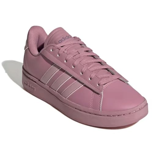 حذاء تنس جراند كورت الفا للنساء من اديداس - لون وونورك/وونورك/شافيو، مقاس 39 1/3 EU