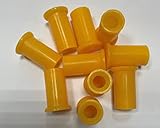 dexierp Protection Force Easy Cap für AD 8,5 mm 11/32 Zoll (10 Stück) Ribp Tube Expanded Tube Openning Long Tube Pipe Post End Cover Screw Thread Protectors Elastic Rubber
