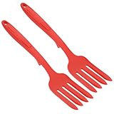 Photo Gallery stobaza 2 pezzi forchetta da cucina in silicone antiaderente forchettone ergonomico e resistente al calore utensile per mescolare pasta e insalate per cucine domestiche e professionali Photo Gallery stobaza 2 pezzi forchetta da cucina in silicone antiaderente forchettone ergonomico e resistente al calore utensile per mescolare pasta e insalate per cucine domestiche e professionali