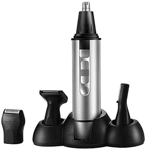 KouRy Nose Ear Hair Trimmer 4 in 1 Men Hair Trimmer Set Cordless USB Rechargeable Washable Groomer for