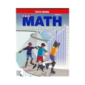Paperback Math Explorations & Applications: Practice Workbook, Level 4 Book