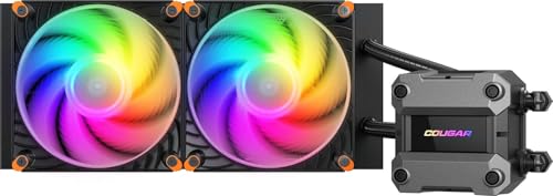 Refroidissement liquide CPU Cougar Poseidon Ultra240 AIO 240mm ARGB Noir