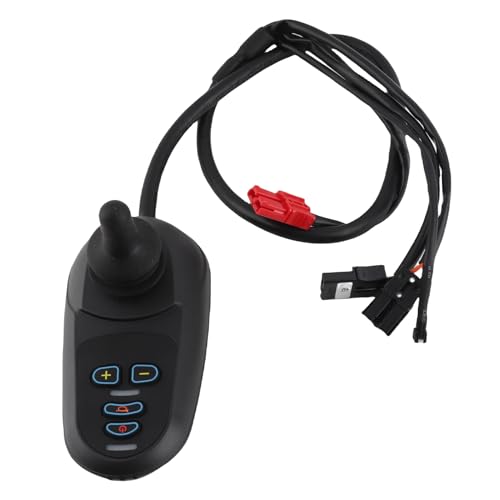 HELEVIA Controlador de Palanca de Mando para Silla de Ruedas Eléctrica, Controlador de Freno para Silla de Ruedas de 45 A CC 24 V con Algoritmo de Control Inteligente
