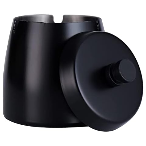 INONE Ashtrays with Lid for Cigarette, Stainless Steel Windproof Ashtray for Home, Outdoors (Small) Cover
