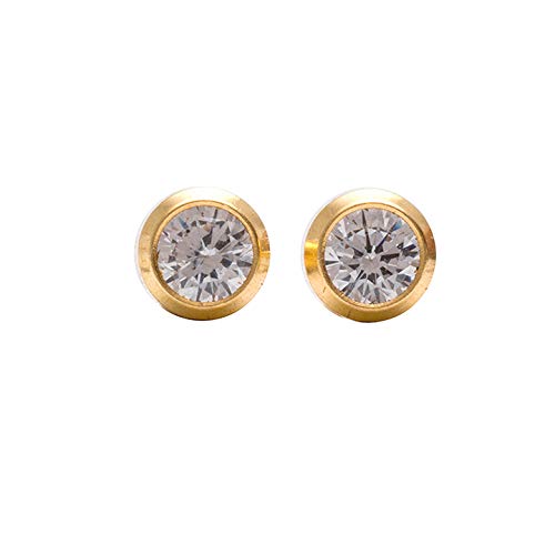 See full amazon price history chart for 3MM Cubic Zirconia Bezel 24K Pure Gold Plated Ear Studs For Kids 3MM Cubic Zirconia Bezel 24K Pure Gold Plated Ear Studs For Kids (B08B8R3CNW) Amazon Price History, Amazon Price Tracker