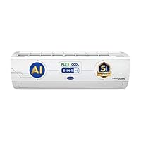 Carrier 1.5 Ton 5 Star AI Flexicool Inverter Split AC (Copper, Convertible 6-in-1 Cooling,Dual Filtration with HD & PM 2.5 Filter, Auto Cleanser, 2023 Model,ESTER Exi -CAI18ES5R33F0,White)