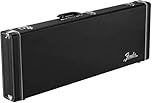 Fender Classic Series Electric Guitar Wood Case, Stratocaster/Telecaster, Black