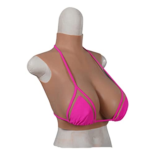 TransUnder Peitorais de silicone para Crossdressers, transgêneros, mastectomia com enchimento de alg