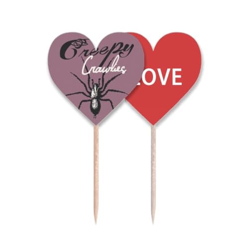 Cure-dents insecte et étiquette cupcake pour embellir vos plats