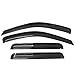 Window Visors Compatible With 1999-2004 Jeep Grand Cherokee | Rain Wind Guard 4PCS - Acrylic by IKON MOTORSPORTS | 2000 2001 2002