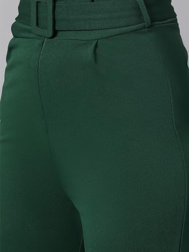 Image of KOTTY Women's High Rise Viscose Rayon Relaxed Fit Korean Trousers