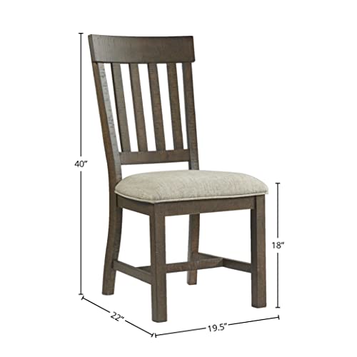 Intercon Sullivan Dining Chair, Brushed Charcoal