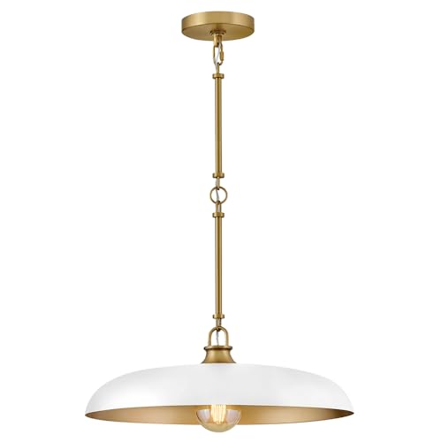 Hinkley Sadie 18' Dome Pendant, Two Tone Saucer Shade...