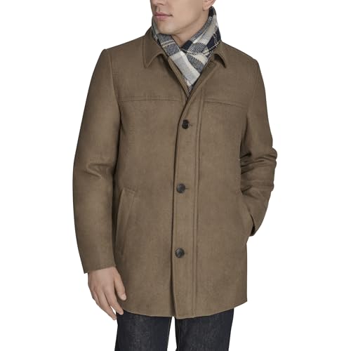 DOCKERS Men's Weston Wool Blend Coat, Chocolate, XL - image 5