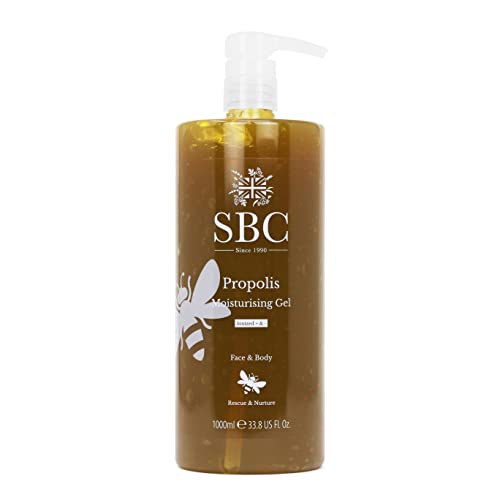 SBC Skincare Propolis Moisturising Gel - 1000ml, Brown, 1 l (Pack of 1)