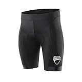 Sift Culotte Ciclismo Hombre DU.CA.Ti, Ciclismo con 3D Gel Acolchado, Ciclismo para, Gimnasio Yoga Deporte(Black 1,XXL)