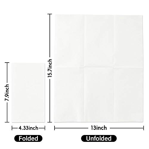 image for Vplus 400 Pack Premium Quality Guest Towels Disposable Dinner Napkins 