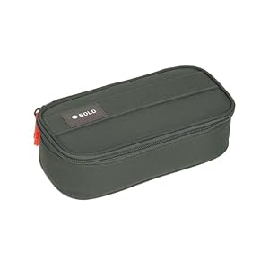 LÄSSIG Bold Schlampermäppchen Spacy Pencil Case Dark Olive