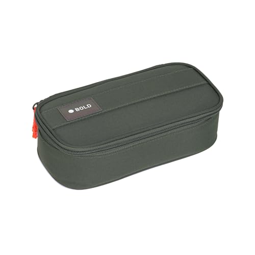 Trousse à crayons School Spacy grand volume Lässig Bold Olive