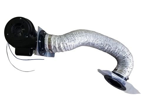 Farm Plastic Supply - Greenhouse Inflation Fan - 60hz, AC110V, 12W - Greenhouse Blower Fan for Insulation, Temp Control, Climate Control