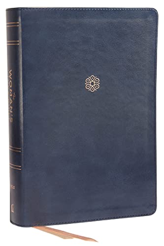 NIV, The Woman's Study Bible, Leathersoft, Blue, Full-Color, Red Letter, ...
