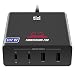 Produktbild equinux NEU tizi Tankstation Pro (107W) - 2X USB-C, 2X USB-A, 2 USB-C PD Ports (96W & 30W) 2 USB-A Ports (12W) - 107W Netzteil mit GAN Power Delivery, kompatibel mit Apple MacBook Pro, iPad, iPhone