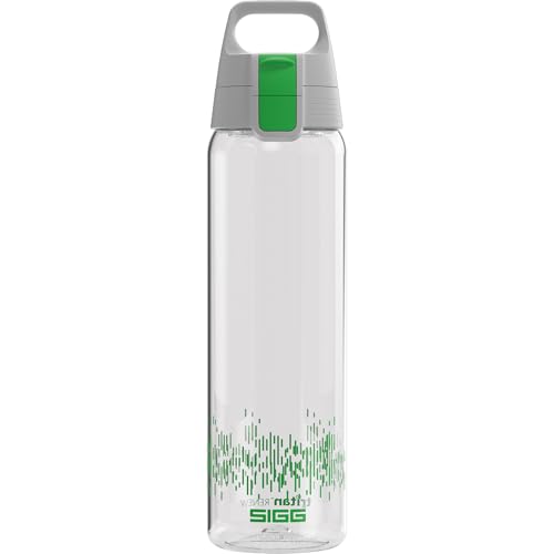 Sigg - Tritan Trinkflasche - Sportflasche Total Clear ONE MyPlanet Grün - kohlensäurehaltige Getränke - Spülmaschinenfest, Auslaufsicher… – Ansicht 1
