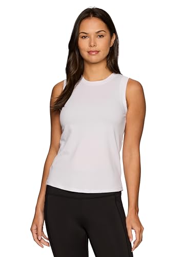 RBX Active Women's Workout Top Bubble Mesh Quick Drying Performance Training Gym Crewneck Tank Top for Women