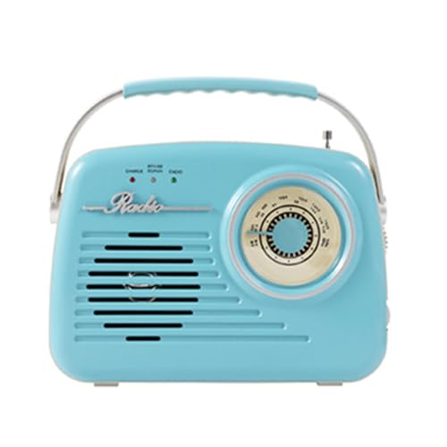 Radio rétro BT et FM multifonctionnelle avec lecteur USB SD et entrée AUX