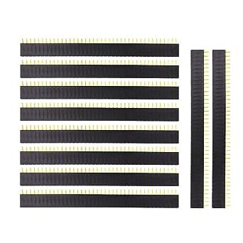 Female Header Purelove]} 1Pcs Strip Tin Pcb Female Ic Breakable 40Pin Single Row Female IC Sockets 8 Pins