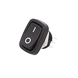 Forma: rettangolare R13-213B-03-BBNN ROCKER DPDT Pos: 2 ON-ON 3A/250VAC nero assente 50mΩ SCI