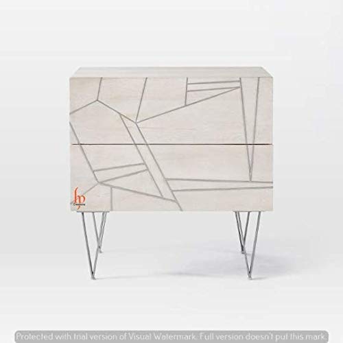 Bone Inlay Chest of 2 Drawers Home Decor Inlay Furniture Nightstand Inlay Dresser Bone Inlay Cabinet with Insurance